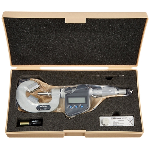 Mitutoyo Digimatic V Anvil Micrometer Mm Flutes