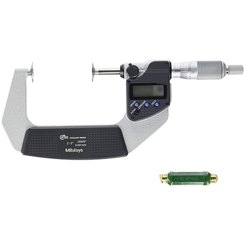 Mitutoyo 323 352 30 Digital Disk Micrometer 2 3 50 76 2mm Rotating