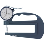 Mitutoyo 7322A deep throat flat anvil thickness gage.