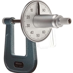 Mitutoyo Dial Sheet Metal Micrometer 0-25mm Spherical Anvil Flat Spindle 119-202