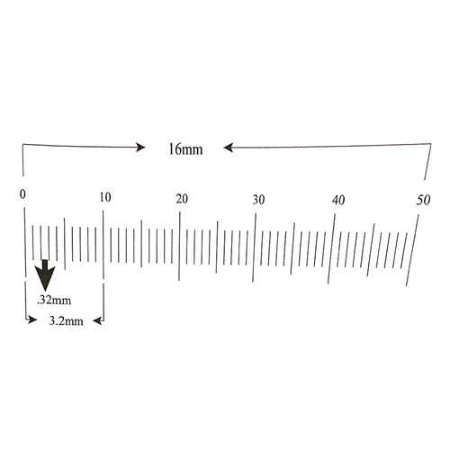 16 mm store ruler