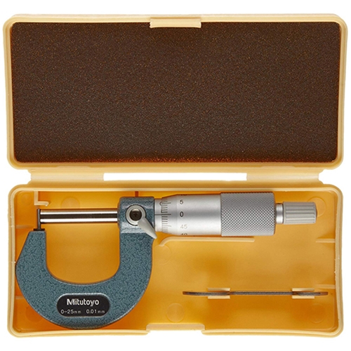 Mitutoyo Mechanical Counter Tube Micrometer 0-25mm with Pin Anvil