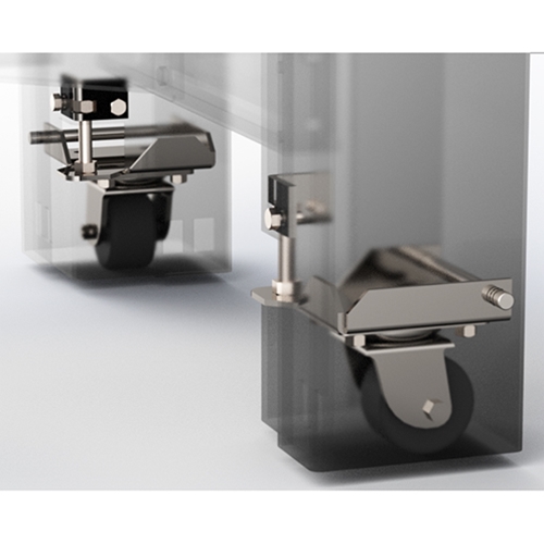 Picture 1 CleanBench Hidden Retractable Casters