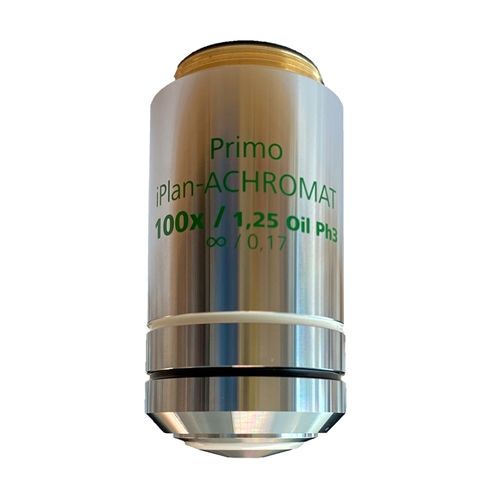ZEISS iPlan Achromat 100x oil Ph3 Objective lens for use with 