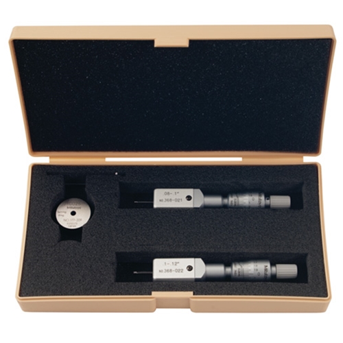 Mitutoyo Two Point Internal Micrometer Holtest Set 0.08-0.12 inch