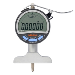 Mitutoyo ABSOLUTE Digital Dial Depth Gage 0-8"/ 0-200mm, 0.001mm, 2.5" Base
