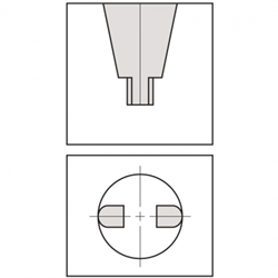 551-301-20 Mitutoyo Nib and Regular Jaw Digital Caliper 200mm – GreatGages