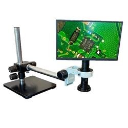 Zoom Digital Microscope DX56P on Boom Stand 15x - 154x