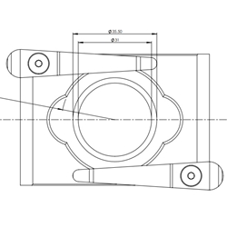 Prior Scientific NanoScan SP Sample Holder for Universal Specimen Holder QGSP302XR