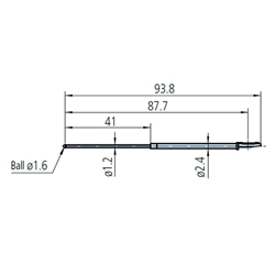 Mitutoyo Surftest SJ-410 Small Hole 1.6mm Stylus