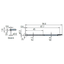 Mitutoyo Surftest SJ-410 Small Slotted Hole Stylus